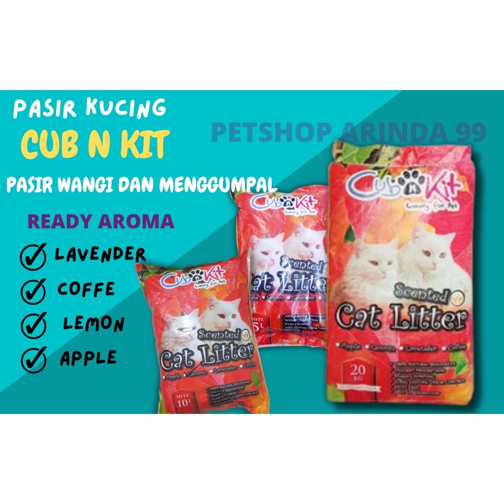 Jual Pasir Kucing Cub N Kit 20 Kg Gumpal Shopee Indonesia