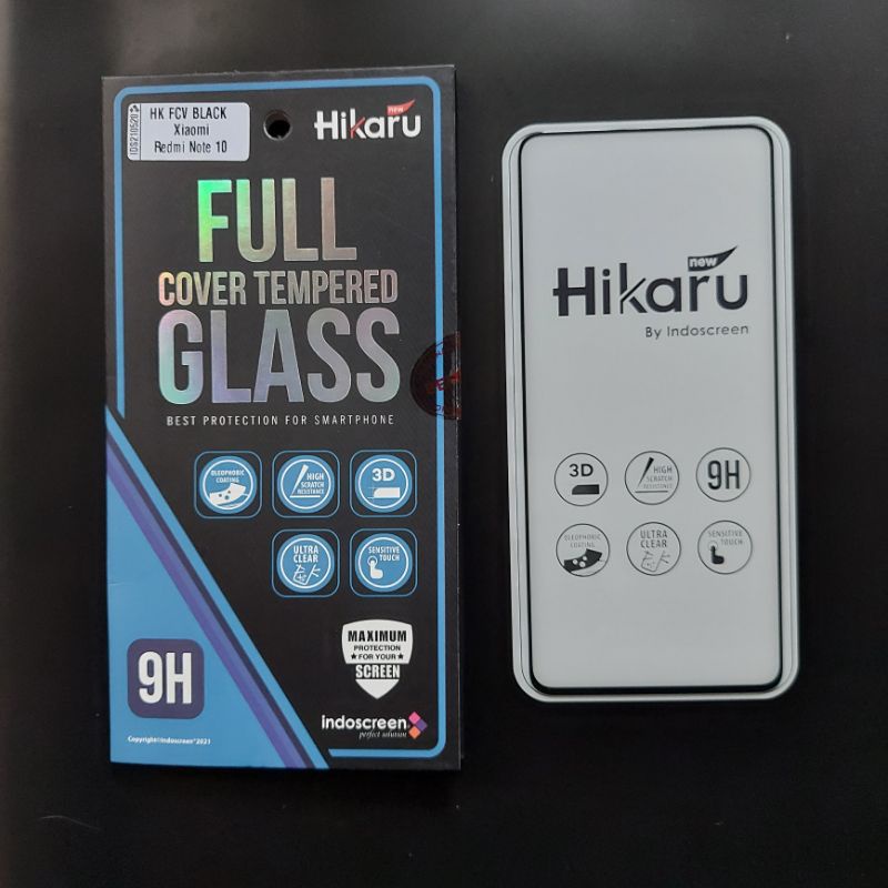 Jual NEW PRODUK TEMPERED GLASS FULL REDMI NOTE 10 INDOSCREEN HIKARU