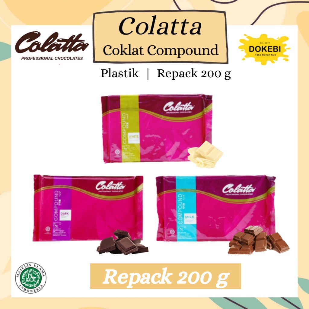 Jual Dark Chocolate Colatta G Dark Chocolate Compound Dark Coklat