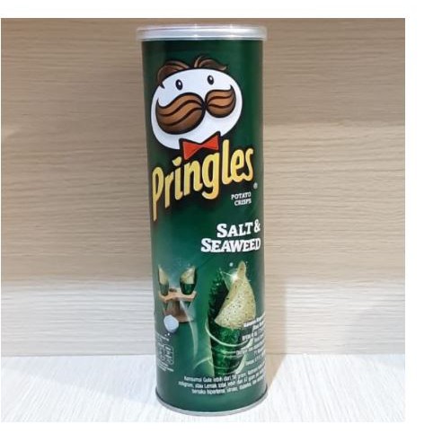 Jual Pringles Potato Crisps Salt Seaweed 107 Gr Indonesia Shopee