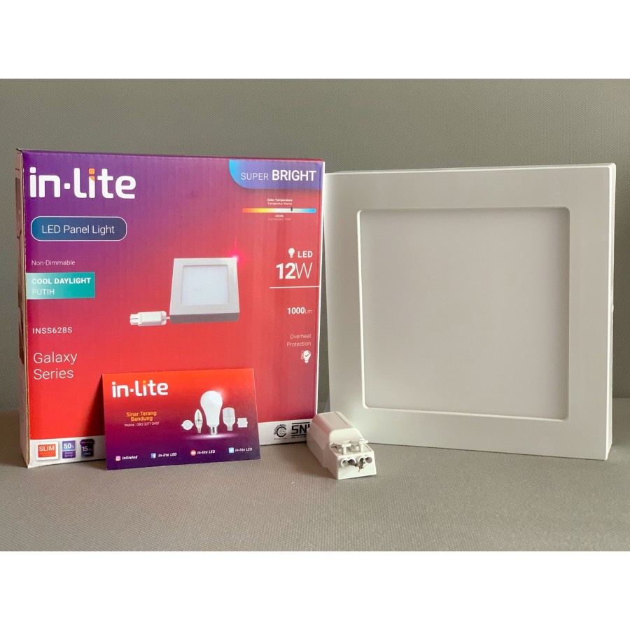 Jual Lampu Downlight Panel Led Inlite W Watt Kotak Outbow