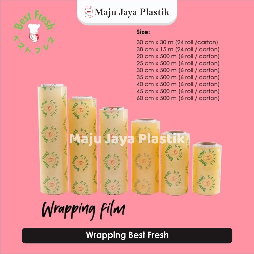 Jual Plastik Wrapping Best Fresh Meter Foodgrade Cling Wrap Best