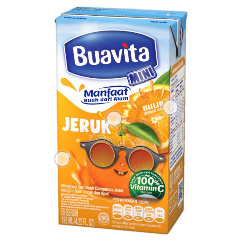 Jual Buavita Mini Jus Jeruk 125Ml Shopee Indonesia