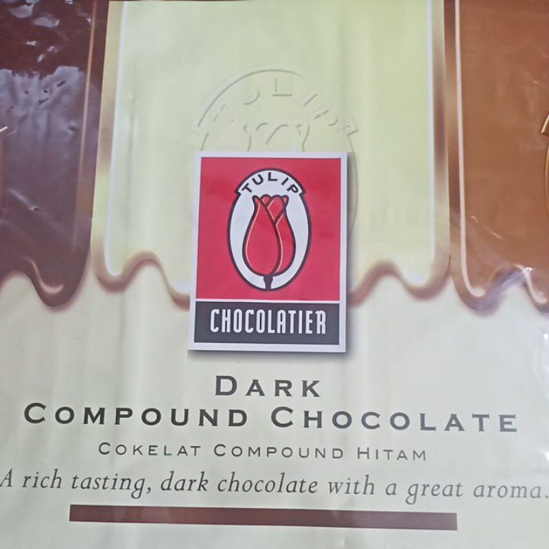 Jual Tulip Dark Chocolate Compound 1kg Cokelat Batang Shopee Indonesia