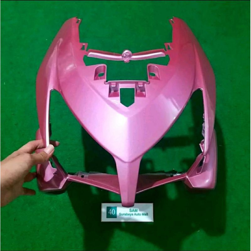 Jual Panel Tameng Depan Vario Karbu 110 Cw Pink Merah Muda TENSHI 2006