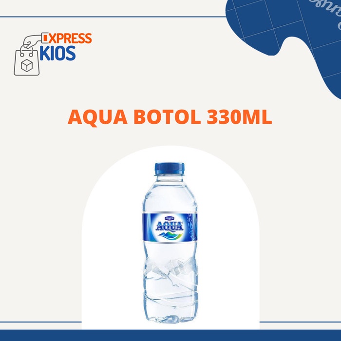 Jual AQUA BOTOL AIR MINERAL BOTOL 330 Ml Shopee Indonesia