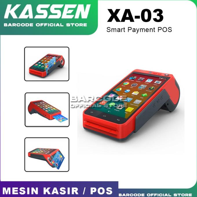 Jual ANDROID POS TERMINAL CASH REGISTER MESIN KASIR KASSEN XA 03 WIFI