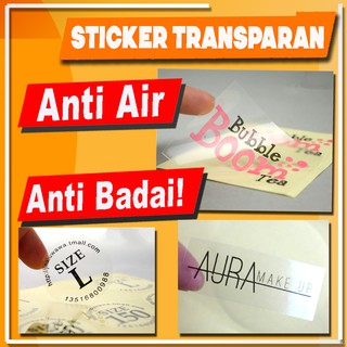 Jual Cetak Sticker Transparan A3 Shopee Indonesia