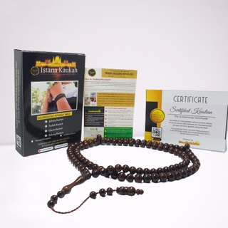 Jual BERSERTIFIKAT Tasbih Kayu Kaukah Asli Mesir Tasbih 99 Butir