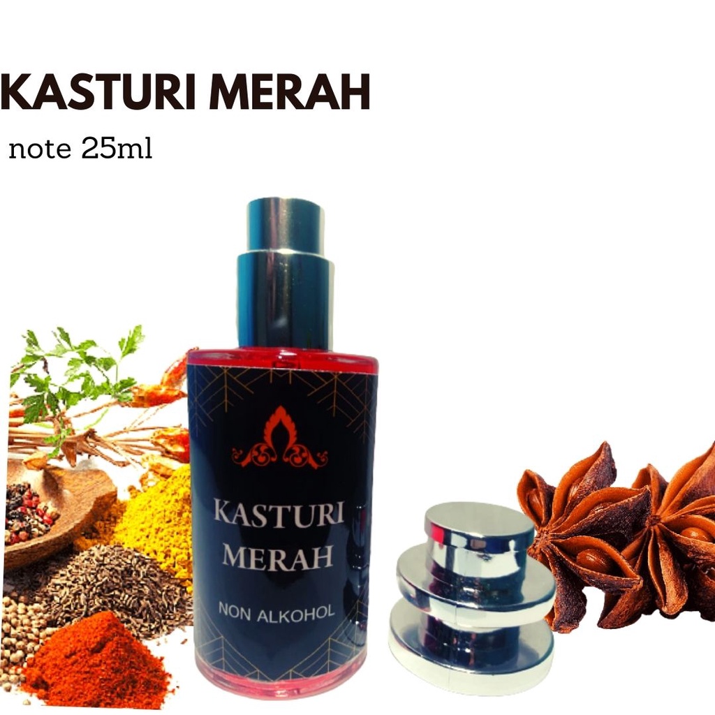 Jual Parfum Kasturi Merah Minyak Wangi Arab Saudi Murni Non Alkohol