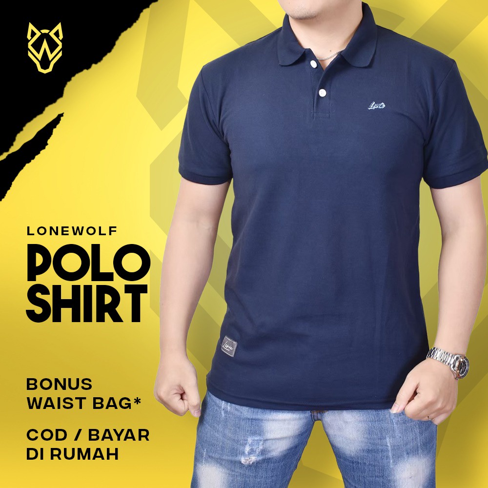 Jual POLO Shirt Pria Polos Baju POLO Pria Dewasa Polos Baju Kerah