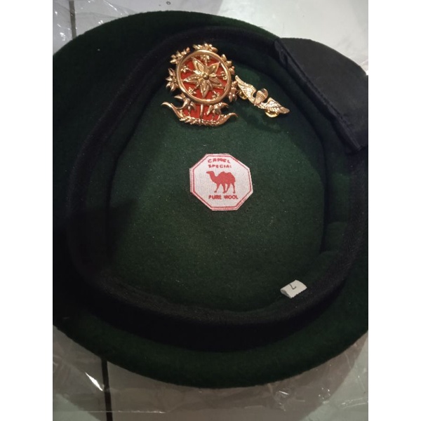 Jual Baret Kostrad Plus Emblem Para Kecil Shopee Indonesia