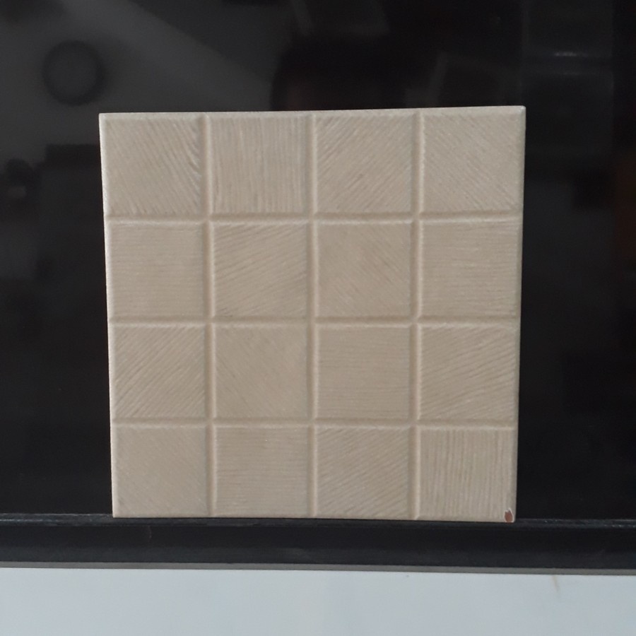 Jual Keramik Lantai Asia Tile 20x20 Alpha Cream Shopee Indonesia