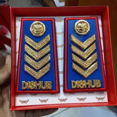 Jual Pangkat Dishub Gol D Lis Merah Lapis Acrelik Indonesia Shopee