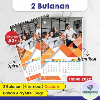 Jual Cetak Kalender Dinding Custom Foto Bahan Artpaper