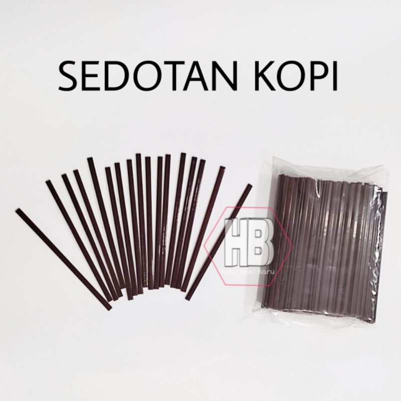 Jual Sedotan Kopi Pipih Panas Pipet Kopi Stirrer Stirer Shopee