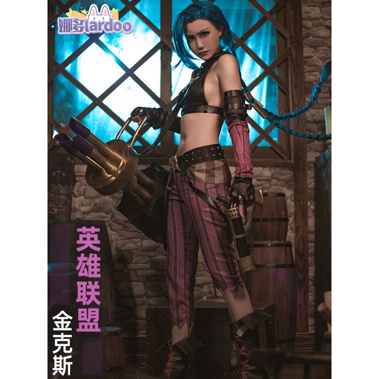 Jual Game Lol Jinx Cosplay Costume Lol Arcane Loose Cannon Cosplay