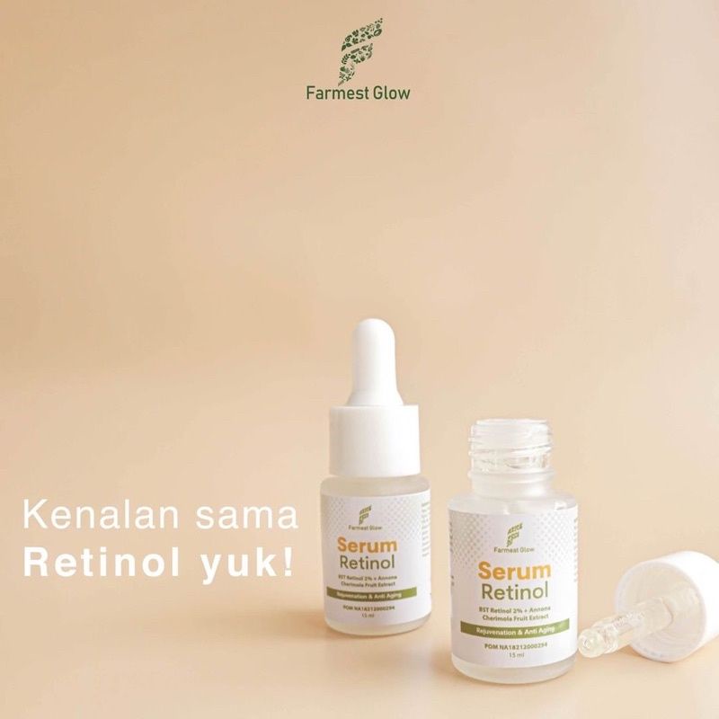 Jual Farmest Glow Serum Retinol Bpom Aman Bumil Busui Shopee Indonesia