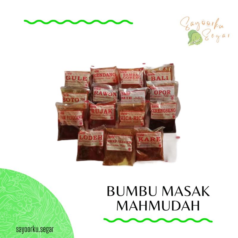 Jual Bumbu Masak Mahmudah Besar Bmm Kemasan Gr Gr Kg