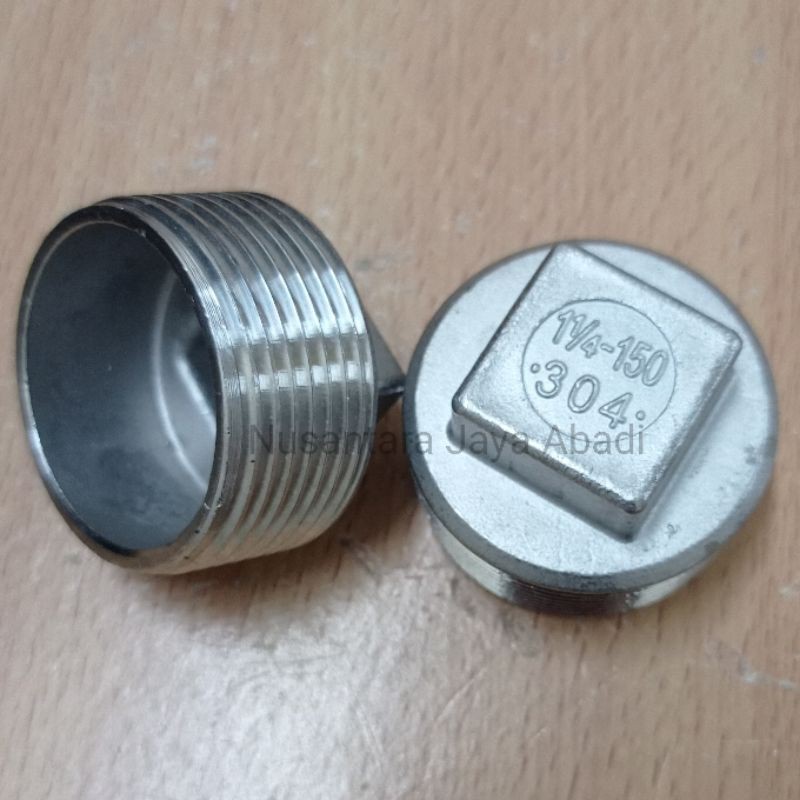 Jual Plug Dop Drat Luar Stainless Inchi Dn Shopee