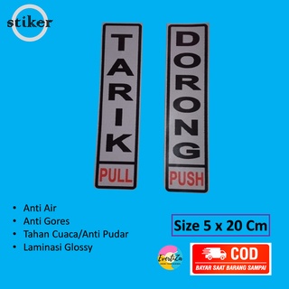 Jual Stiker Tulisan Dorong Dan Tarik Murah Shopee Indonesia