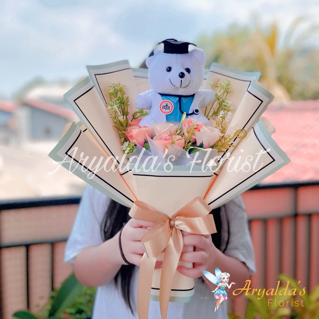 Jual READY STOCK PREMIUM Bouquet Mini Buket Kelulusan Anniversary