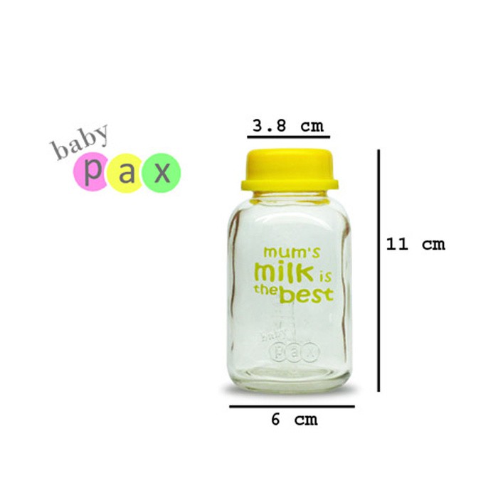 Jual Baby Pax Botol Asi Kaca Ml Isi Tempat Penyimpan Asi Botol