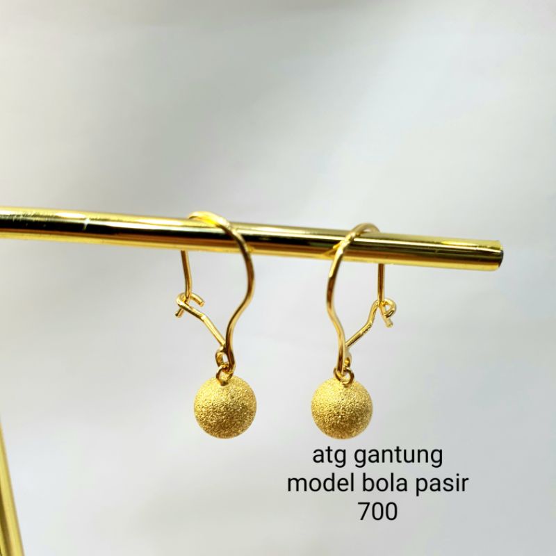 Jual Anting Giwang Emas Asli Kadar 700 750 16K 17K Kuning Rose Gold