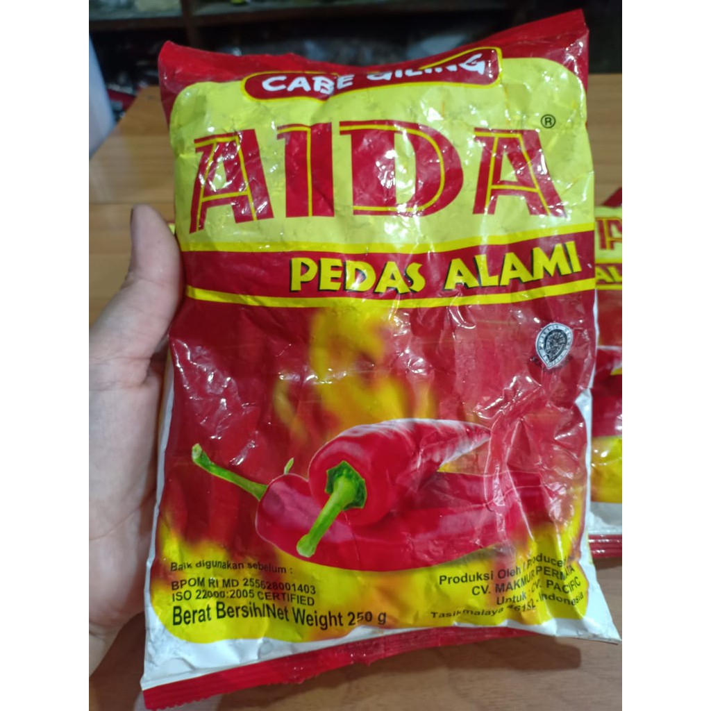 Jual BUBUK CABE AIDA 250 GRAM Shopee Indonesia