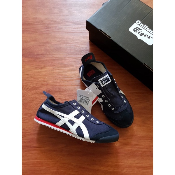 Jual Onitsuka Tiger Slip On Navy Include Box Sepatu Onitsuka Slip