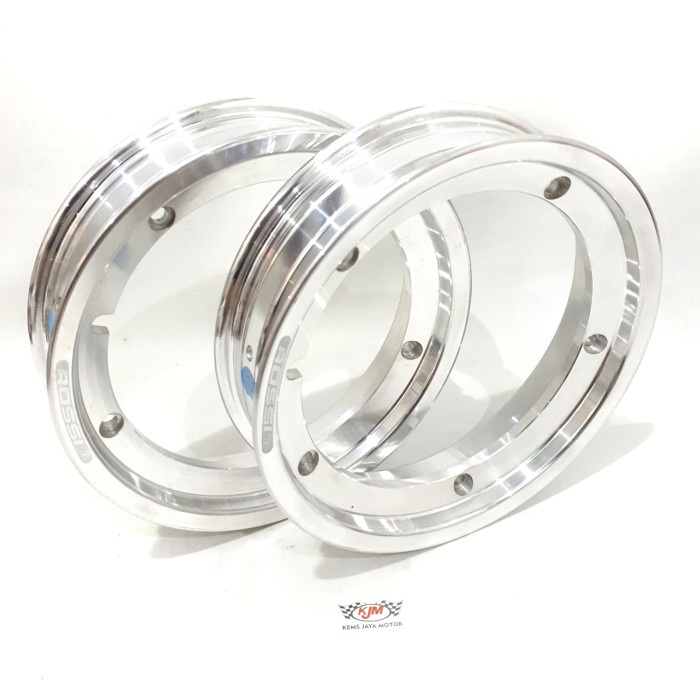 Jual Velg Vrossi Ring 10 Vespa V Rossi VR Chrome Tubeless Set 2PCS