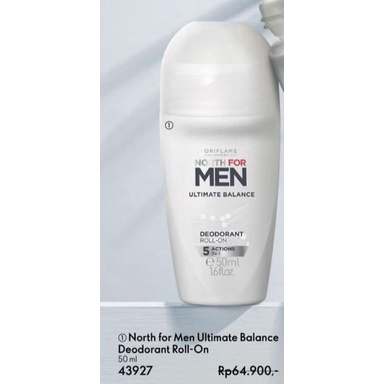 Jual NORTH FOR MEN DEODORANT ROLL ON Shopee Indonesia