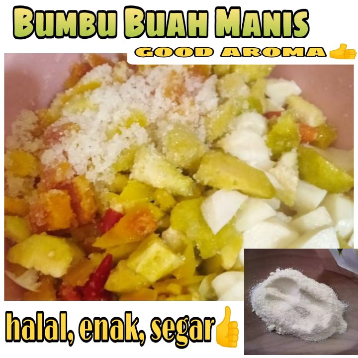 Jual Bumbu Rujak Buah Pedas 100 Gram Jual Bubuk Rujak Jambu Kristal