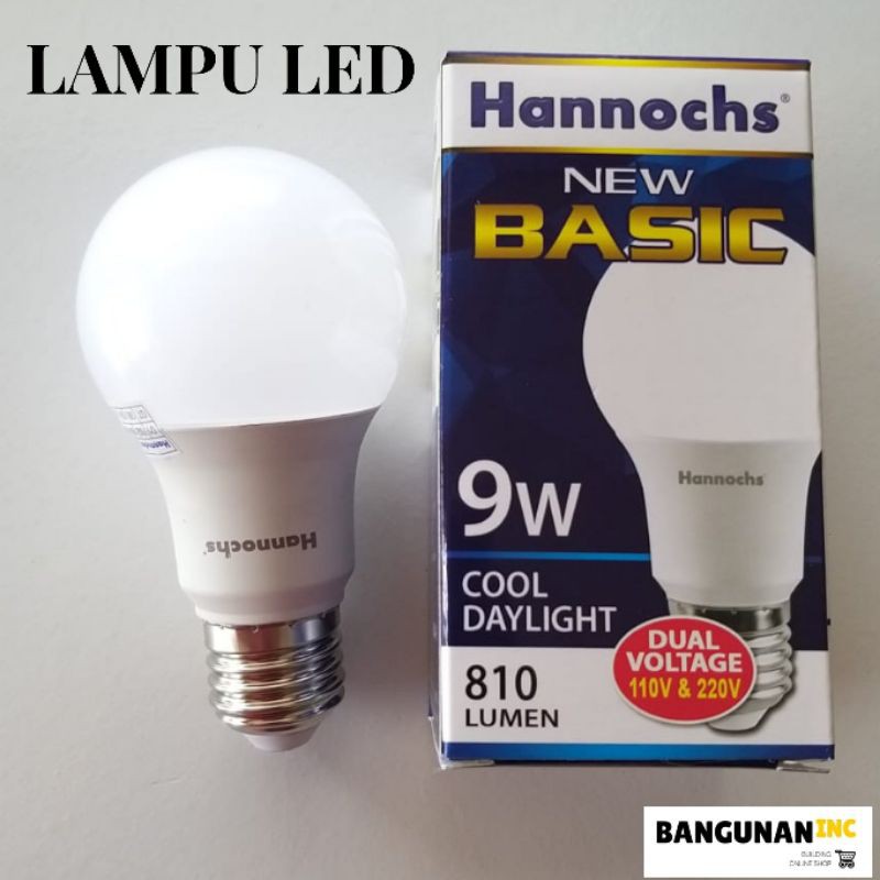 Jual LAMPU LED 9 WATT HANOCH HANNOCH 9 WATT Shopee Indonesia