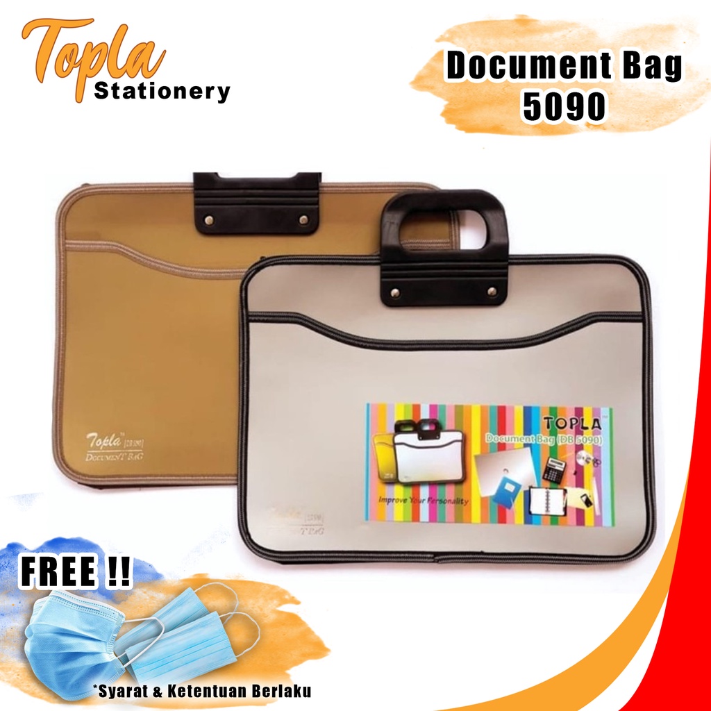 Jual TOPLA Tas Dokumen File Bag Tas Kerja Tas Berkas File Besar Dokumen