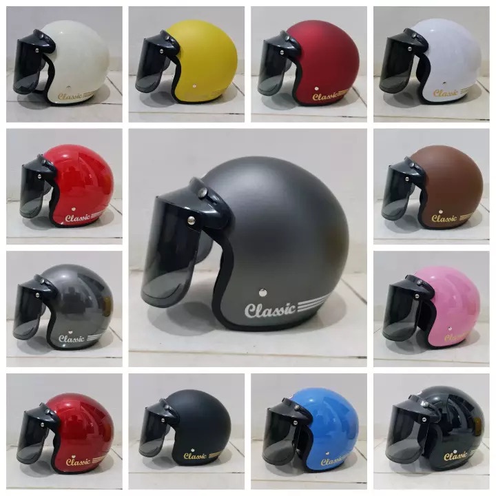 Jual Helm Bogo Helm Full Face Helm Retro Helm Bogo Dewasa Helm Sepeda