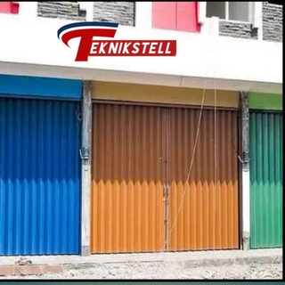 Jual Folding Gate Besi Slat Mm Pintu Ruko Pintu Warung Pintu