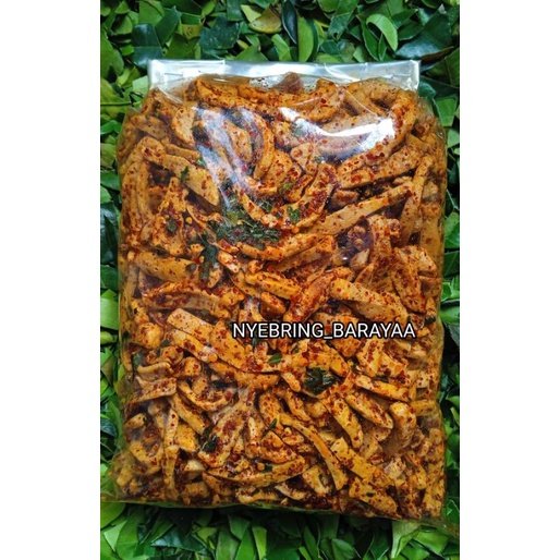 Jual Basreng Baso Goreng Stik Gurih Extra Pedas Daun Jeruk Kg Shopee