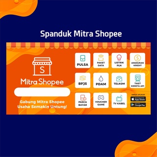 Jual Spanduk Banner Mitra Shopee Shopee Indonesia