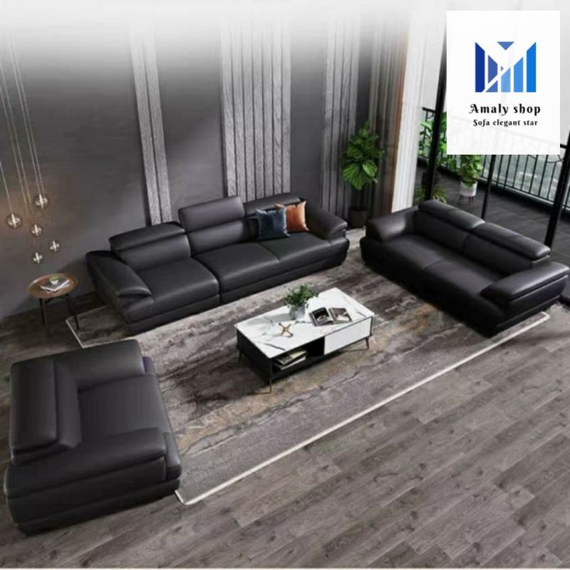 Jual Sofa Kulit Model Terbaru Kualitas Premium Super Mewah Elegant