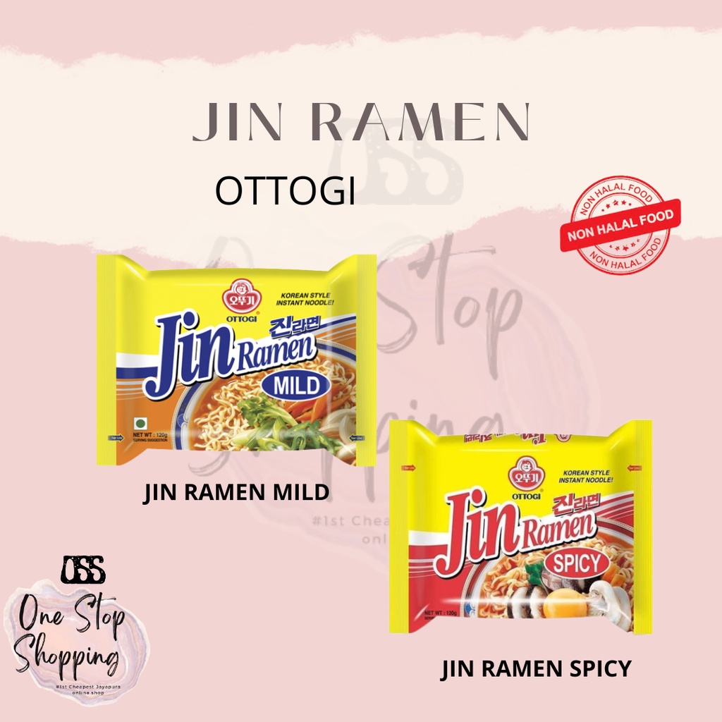 Jual Bpom Ottogi Jin Ramen Mild Ottogi Jin Ramen Hot Ottogi Jin