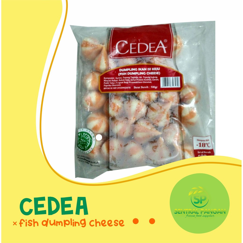 Jual CEDEA Fish Dumpling Cheese 500gr Shopee Indonesia