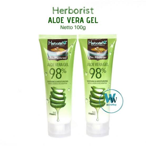 Jual Herborist Aloevera Gel Tube Aloe Vera Soothing Moisturizing Ml