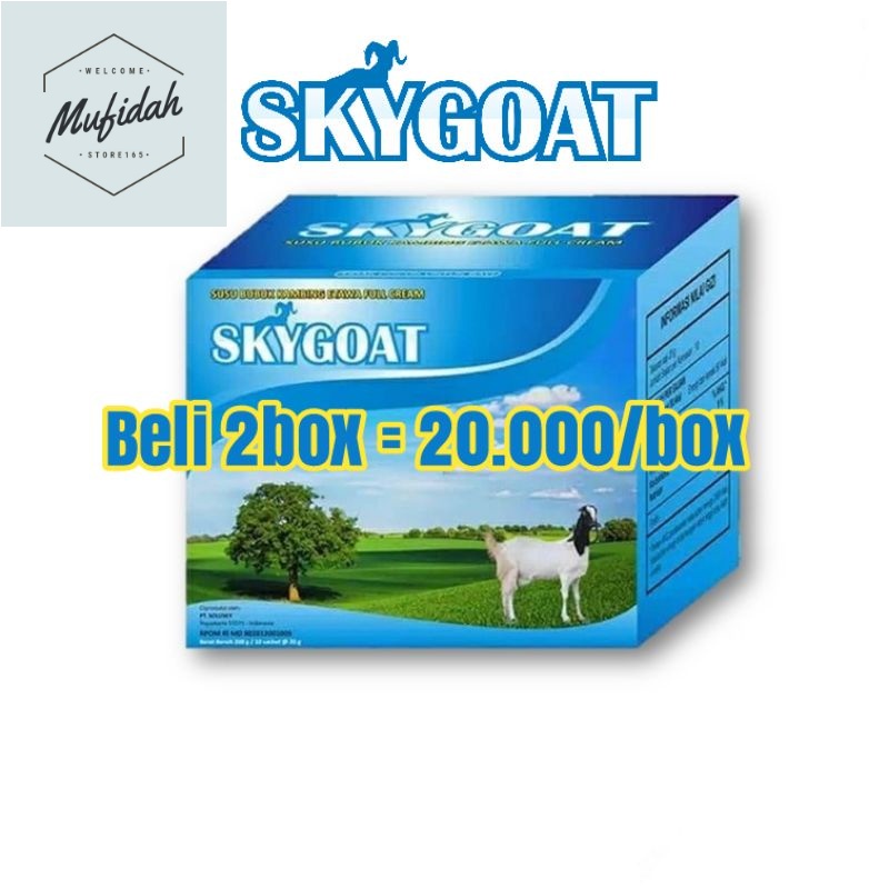 Jual Skygoat Sky Goat Susu Kambing Etawa Ettawa Full Cream Isi 10