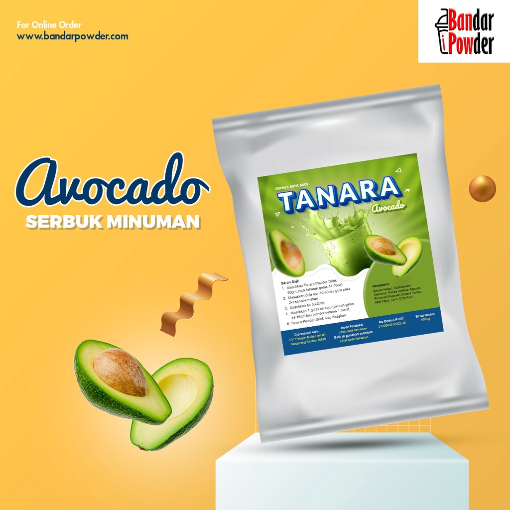 Jual Avocado Powder Kg Bubuk Minuman Rasa Alpukat Original Plain