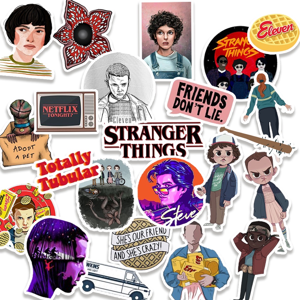 Jual Pcs Stranger Things Sticker Pack Sticker Laptop Hp Deco Dll