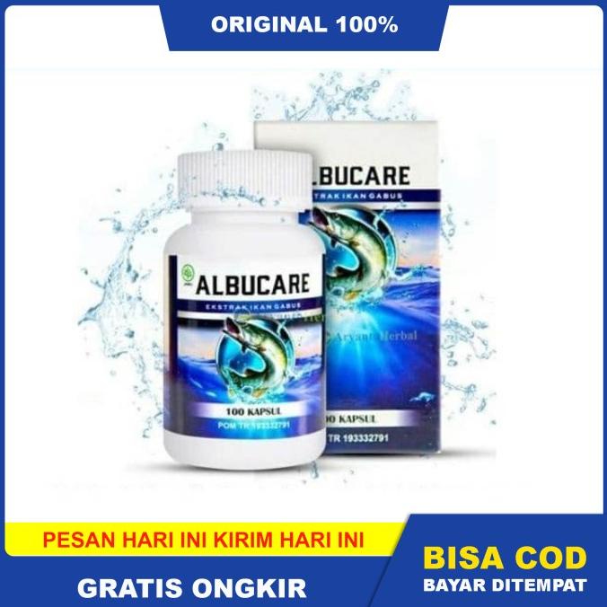 Jual Obat Penambah HB Darah Peningkat Hemoglobin ALBUCARE Ikan Gabus