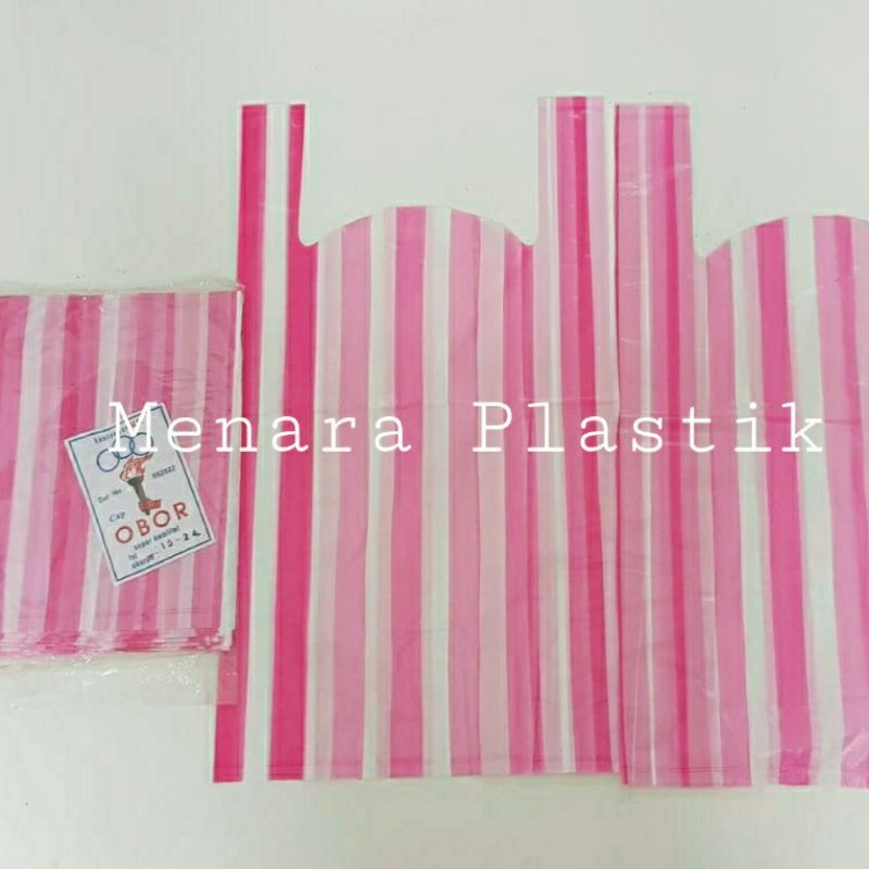 Jual Kantongan Plastik Kresek Obor Salur Merah Putih Uk X Isi