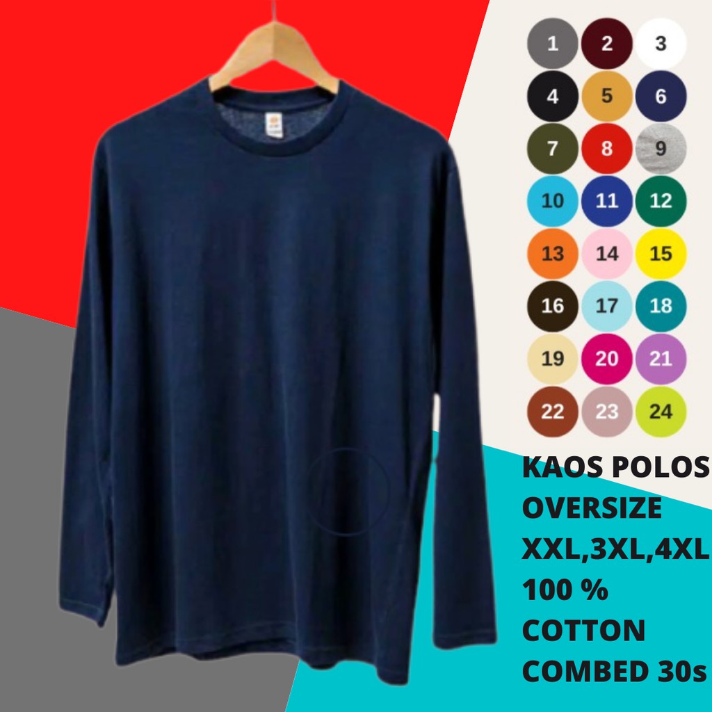 Jual Kaos Polos Oversize Panjang Kaos Polos Jumbo Kaos Polos Pria