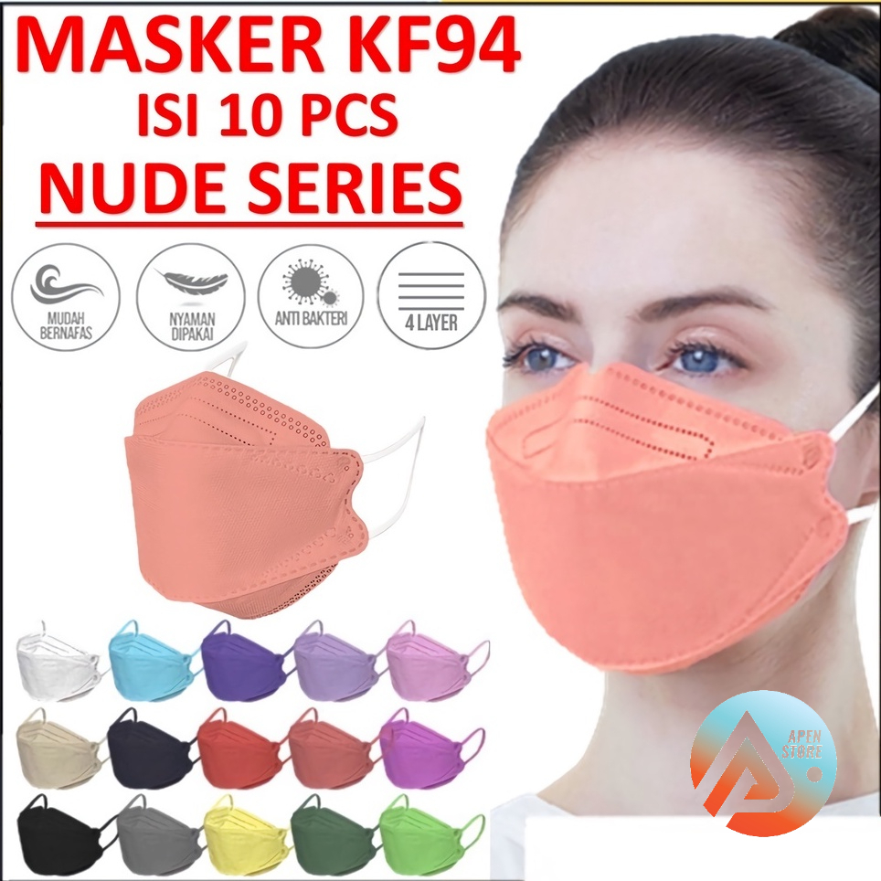 Jual Apen Masker Kf Warna Nude Isi Pcs Shopee Indonesia